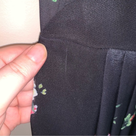 Hell Bunny Jolie Papillon Floral Butterfly Dress Black  M - Picture 9 of 10